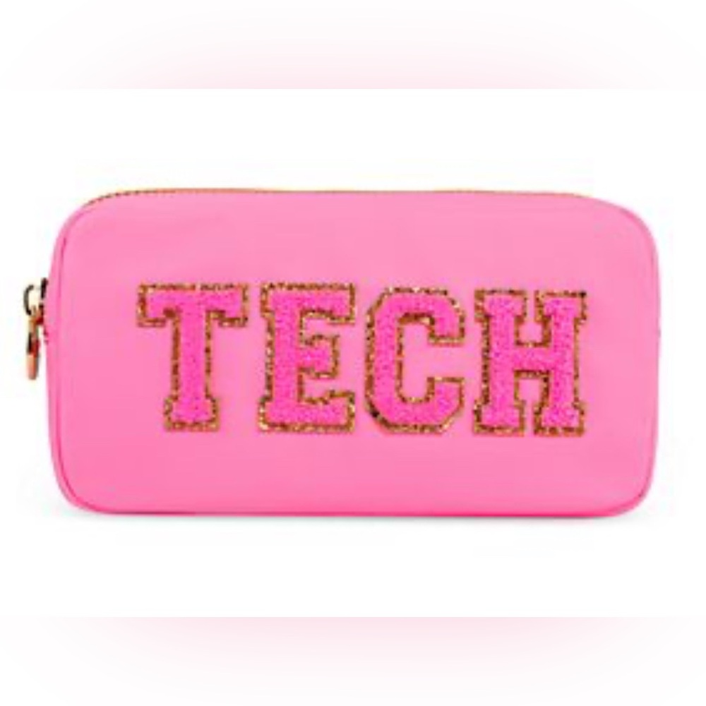 Stoney Clover Lane - “TECH” Bubblegum Pink Small Pouch Case